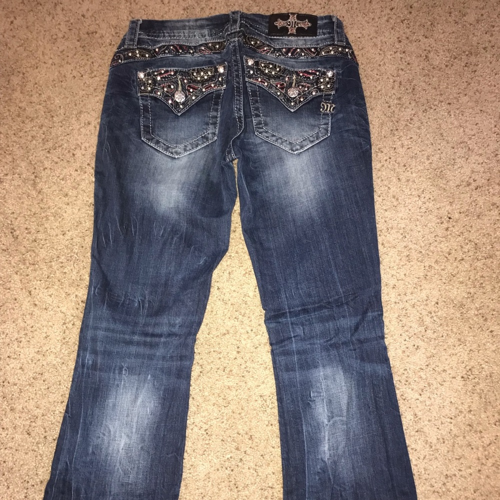 Miss me jeans mid rise easy boot